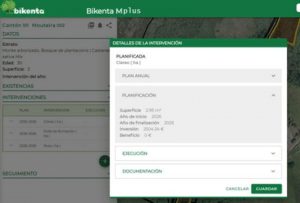 Detalle aplicación Bikenta MPlus 01